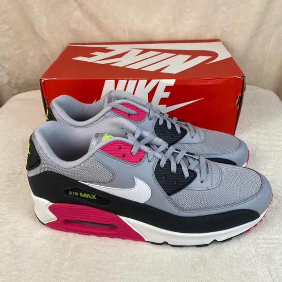 Nike Air Max 90 Essential Grey Pink - Picture 6 of 7